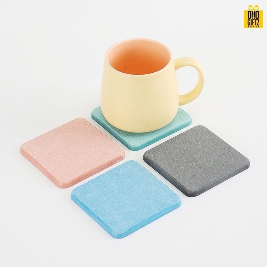 แผ่นหินรองแก้ว สกรีนชื่อ, โลโก้, พิมพ์ภาพได้