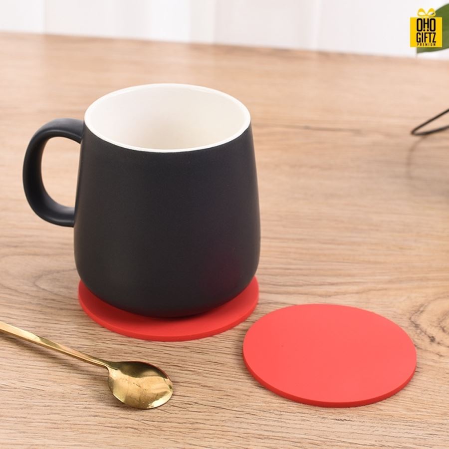 ที่รองแก้วยางกันลื่น สกรีนชื่อ, โลโก้, พิมพ์ภาพได้