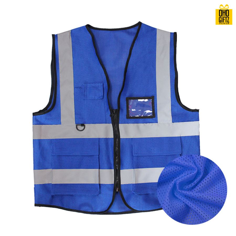 เสื้อกักสะท้อนแสง สกรีนโลโก้ ทำเป็นของพรีเมี่ยมได้