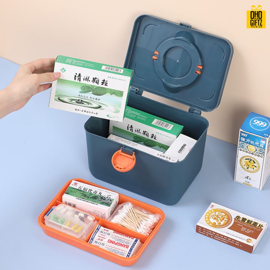 กล่องใส่ยา สกรีนชื่อ สกรีนโลโก้ ทำเป็นของพรีเมี่ยมได้ 