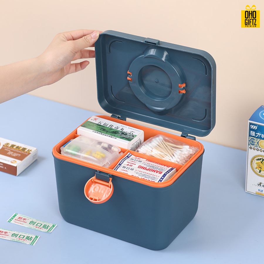 กล่องใส่ยา สกรีนชื่อ สกรีนโลโก้ ทำเป็นของพรีเมี่ยมได้ 