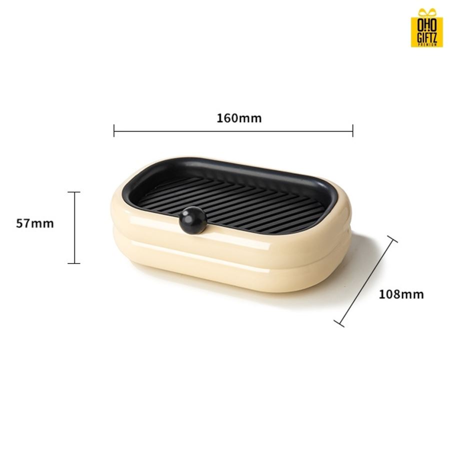 กล่องใส่สบู่ สกรีนโลโก้ ทำเป็นของพรีเมี่ยมได้