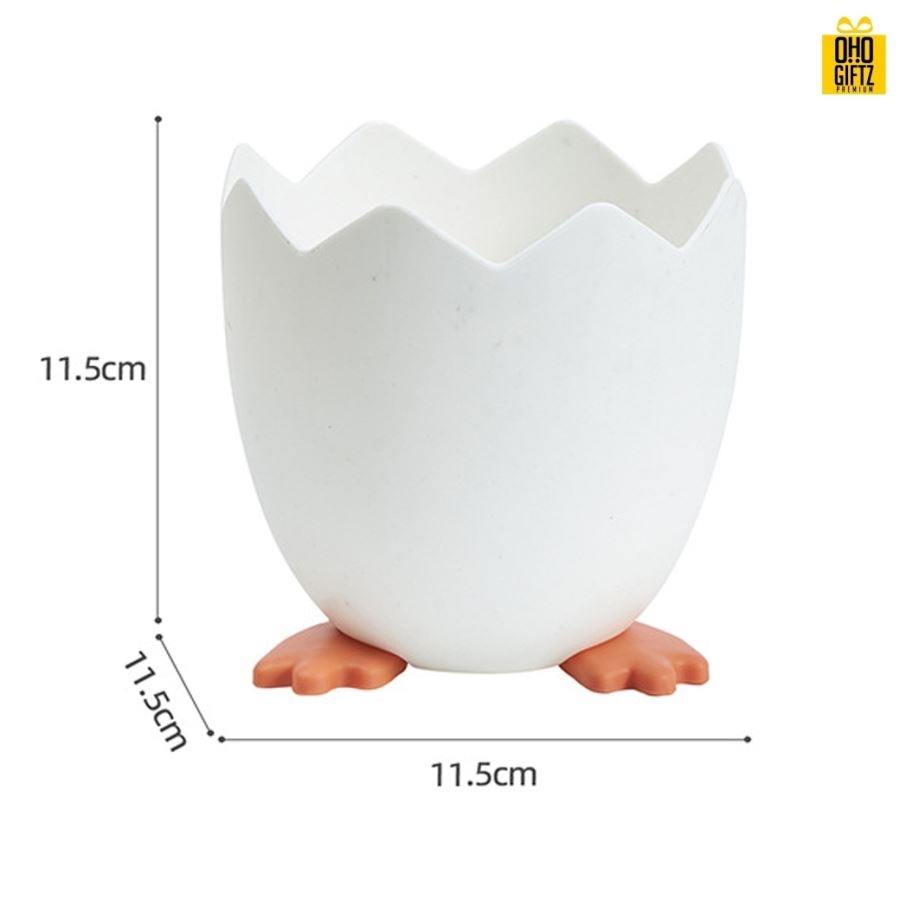 กล่องใส่ปากกาทรงเปลือกไข่ สกรีนโลโก้ ทำเป็นของพรีเมี่ยม ของชำร่วย