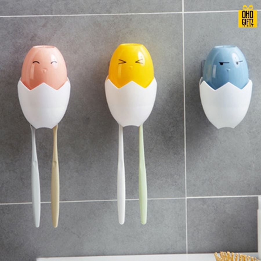 ที่เก็บแปรงสีฟันทรงไข่ สกรีนโลโก้ ทำเป็นของพรีเมี่ยมได้