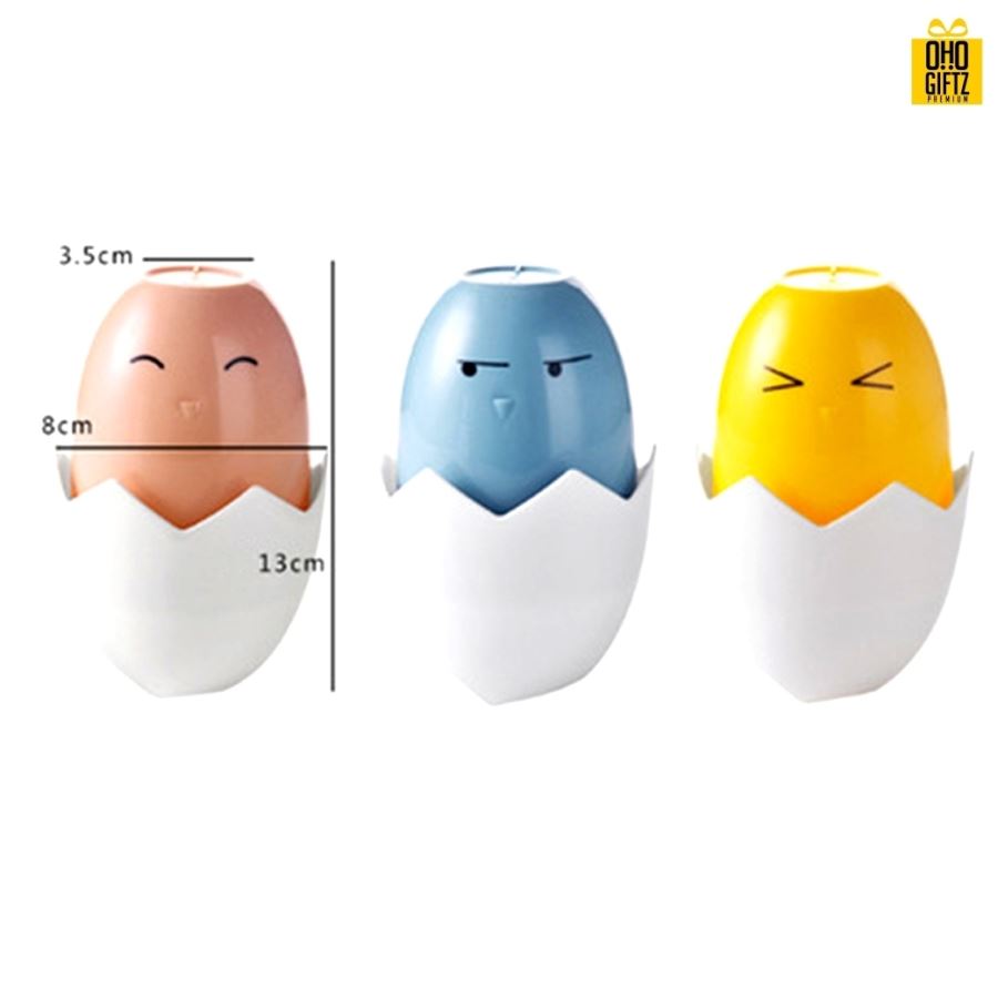 ที่เก็บแปรงสีฟันทรงไข่ สกรีนโลโก้ ทำเป็นของพรีเมี่ยมได้