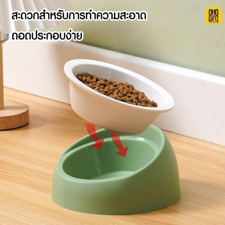 ชามใส่อาหารสัตว์เลี้ยง สกรีนโลโก้ ทำเป็นของพรีเมี่ยม