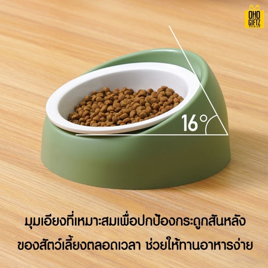 ชามใส่อาหารสัตว์เลี้ยง สกรีนโลโก้ ทำเป็นของพรีเมี่ยม