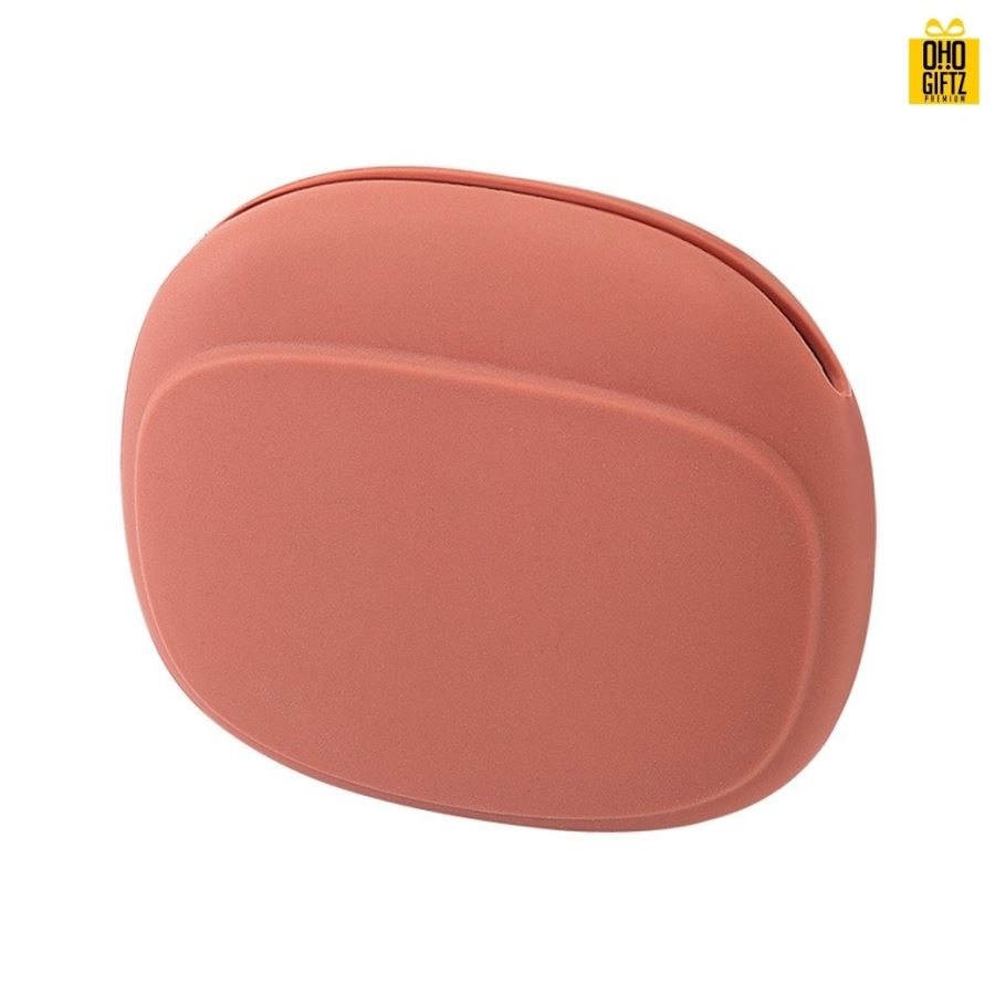 ที่เก็บหูฟังยางซิลิโคน สกรีนชื่อ  สกรีนโลโก้ ทำเป็นของพรีเมี่ยมได้ 