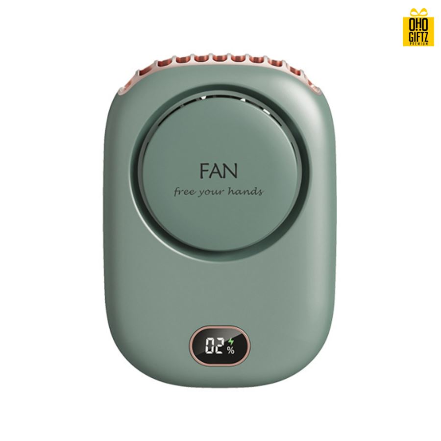 พัดลมแขวนคอ USB สกรีนโลโก้ ทำเป็นของพรีเมี่ยม