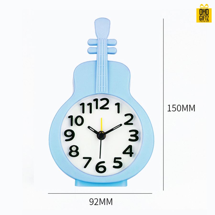 นาฬิกากีตาร์  สกรีนโลโก้ ทำเป็นของพรีเมี่ยม ของที่ระลึกได้