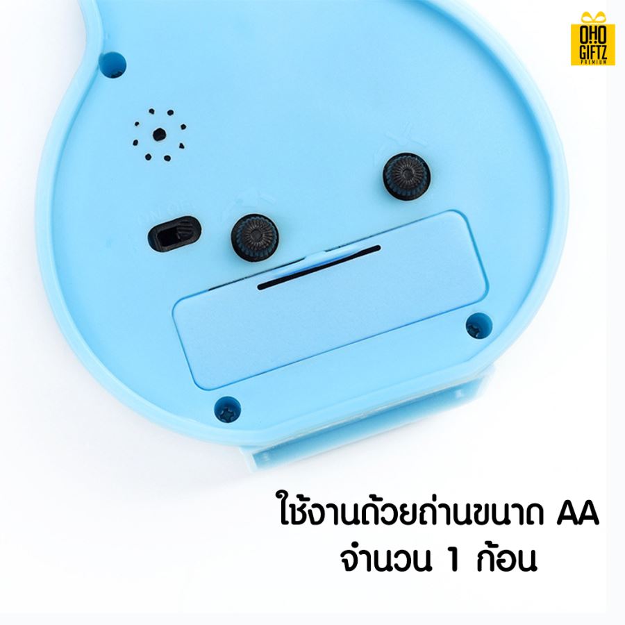 นาฬิกากีตาร์  สกรีนโลโก้ ทำเป็นของพรีเมี่ยม ของที่ระลึกได้