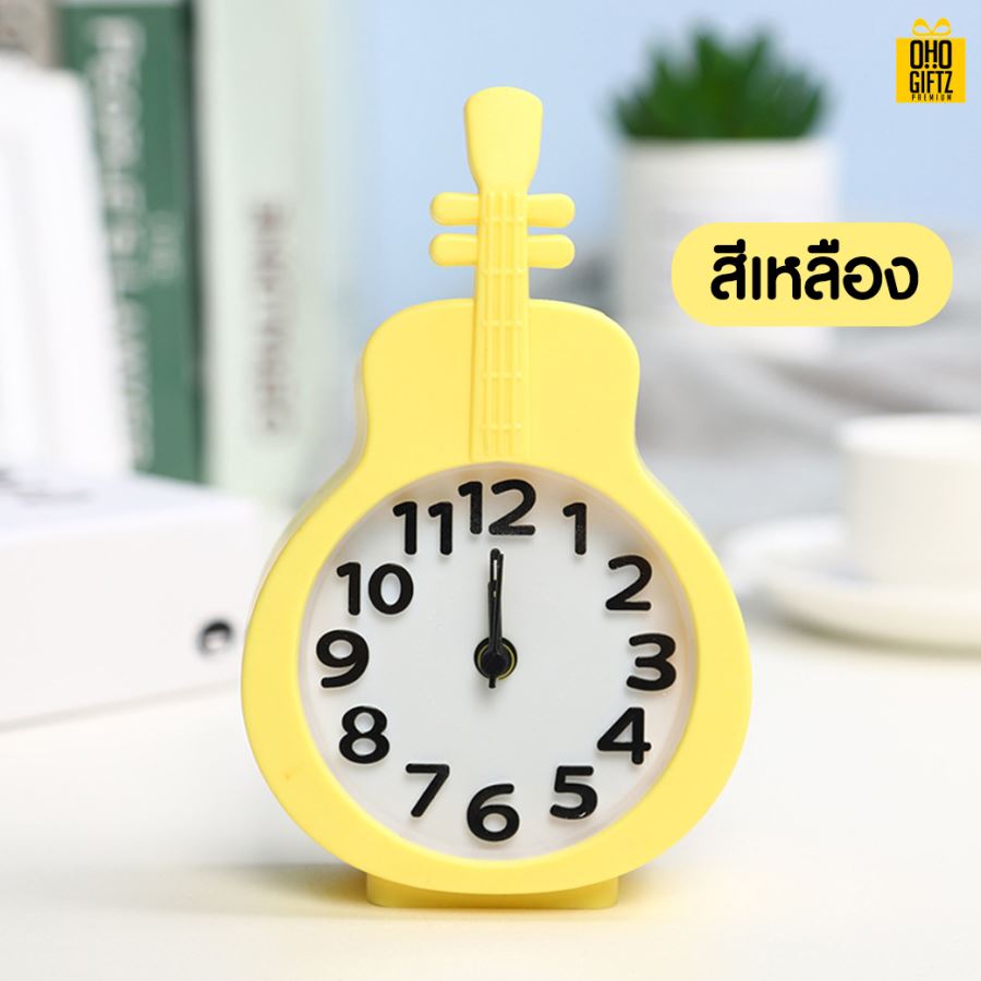 นาฬิกากีตาร์  สกรีนโลโก้ ทำเป็นของพรีเมี่ยม ของที่ระลึกได้