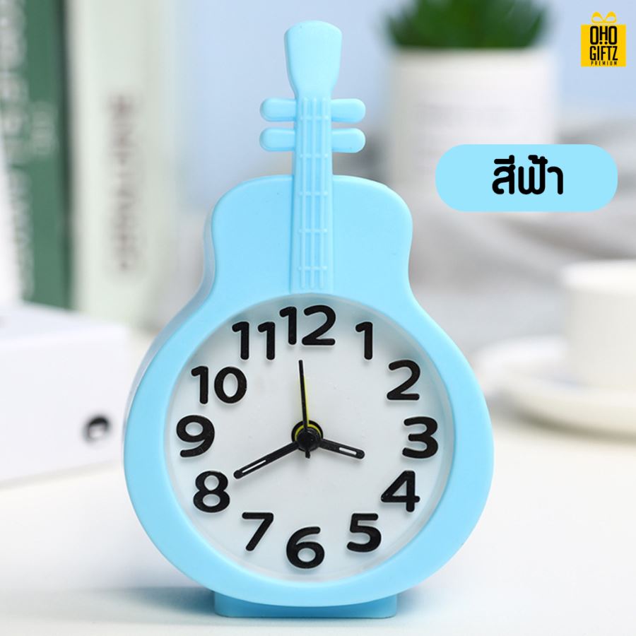 นาฬิกากีตาร์  สกรีนโลโก้ ทำเป็นของพรีเมี่ยม ของที่ระลึกได้