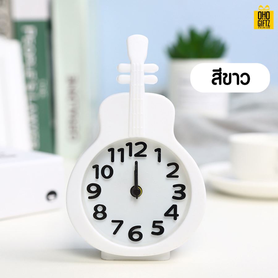 นาฬิกากีตาร์  สกรีนโลโก้ ทำเป็นของพรีเมี่ยม ของที่ระลึกได้