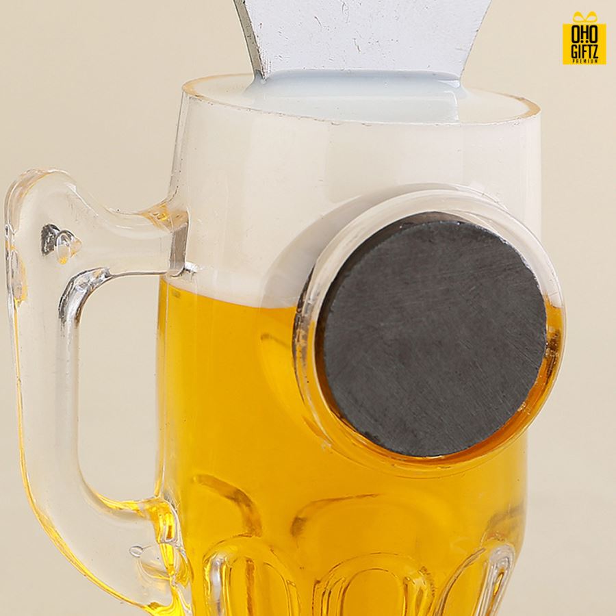 ที่เปิดขวดแก้วเบียร์แม่เหล็กติดตู้เย็น สกรีนโลโก้  ทำเป็นของพรีเมี่ยม