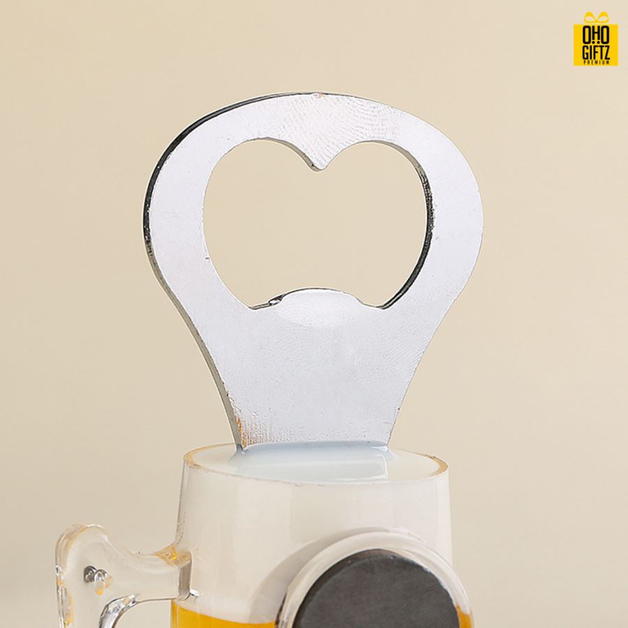 ที่เปิดขวดแก้วเบียร์แม่เหล็กติดตู้เย็น สกรีนโลโก้  ทำเป็นของพรีเมี่ยม