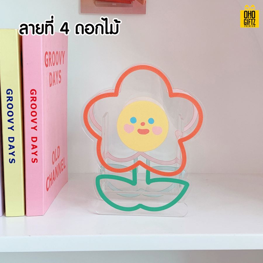 กล่องอะคริลิคลายการ์ตูน สกรีนโลโก้ ทำเป็นของพรีเมี่ยม ของชำร่วย