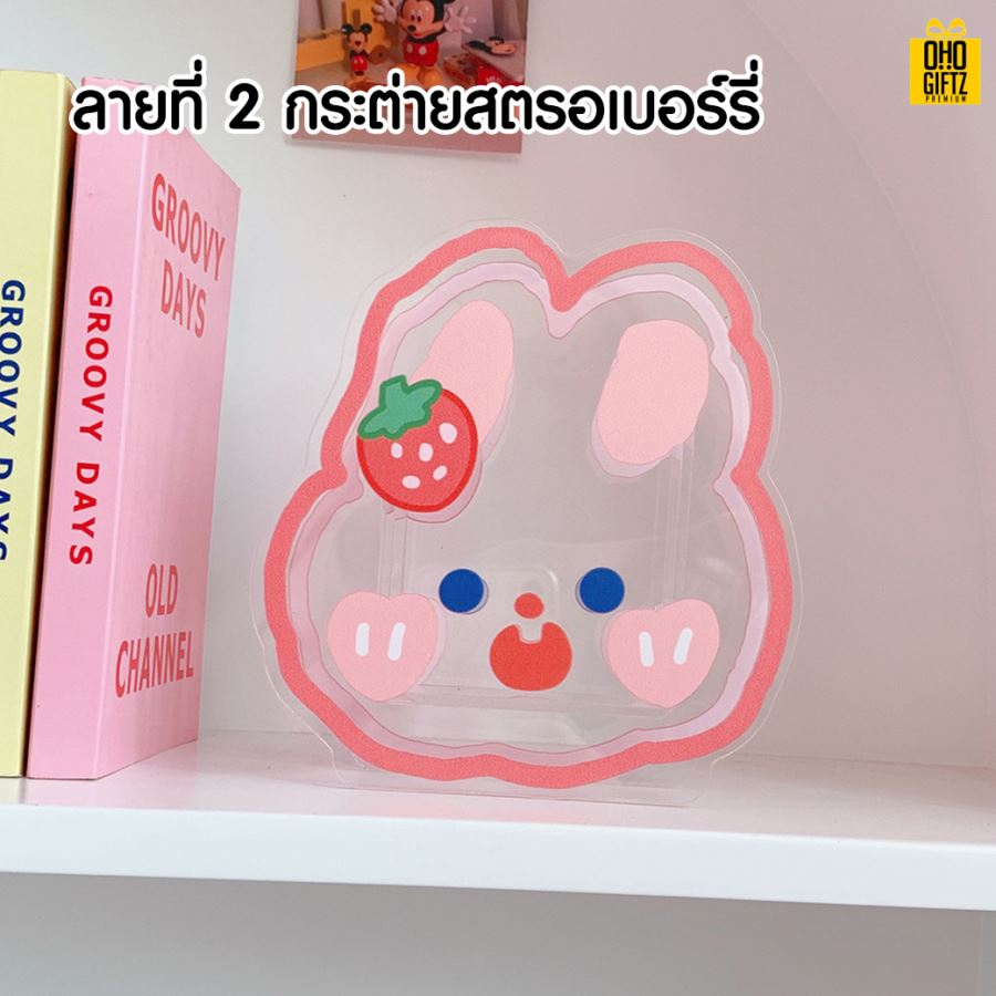 กล่องอะคริลิคลายการ์ตูน สกรีนโลโก้ ทำเป็นของพรีเมี่ยม ของชำร่วย