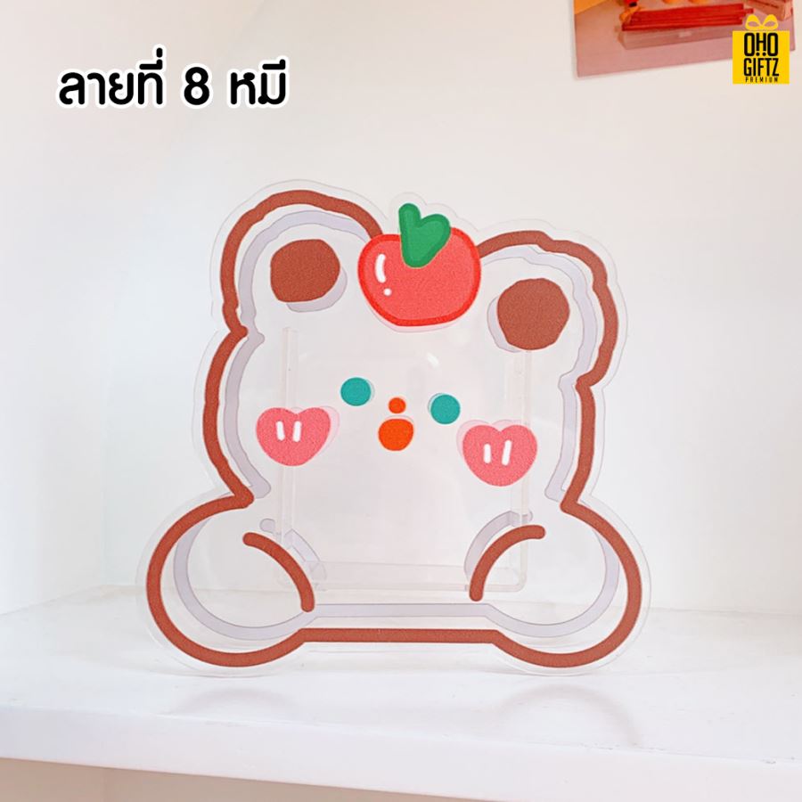 กล่องอะคริลิคลายการ์ตูน สกรีนโลโก้ ทำเป็นของพรีเมี่ยม ของชำร่วย