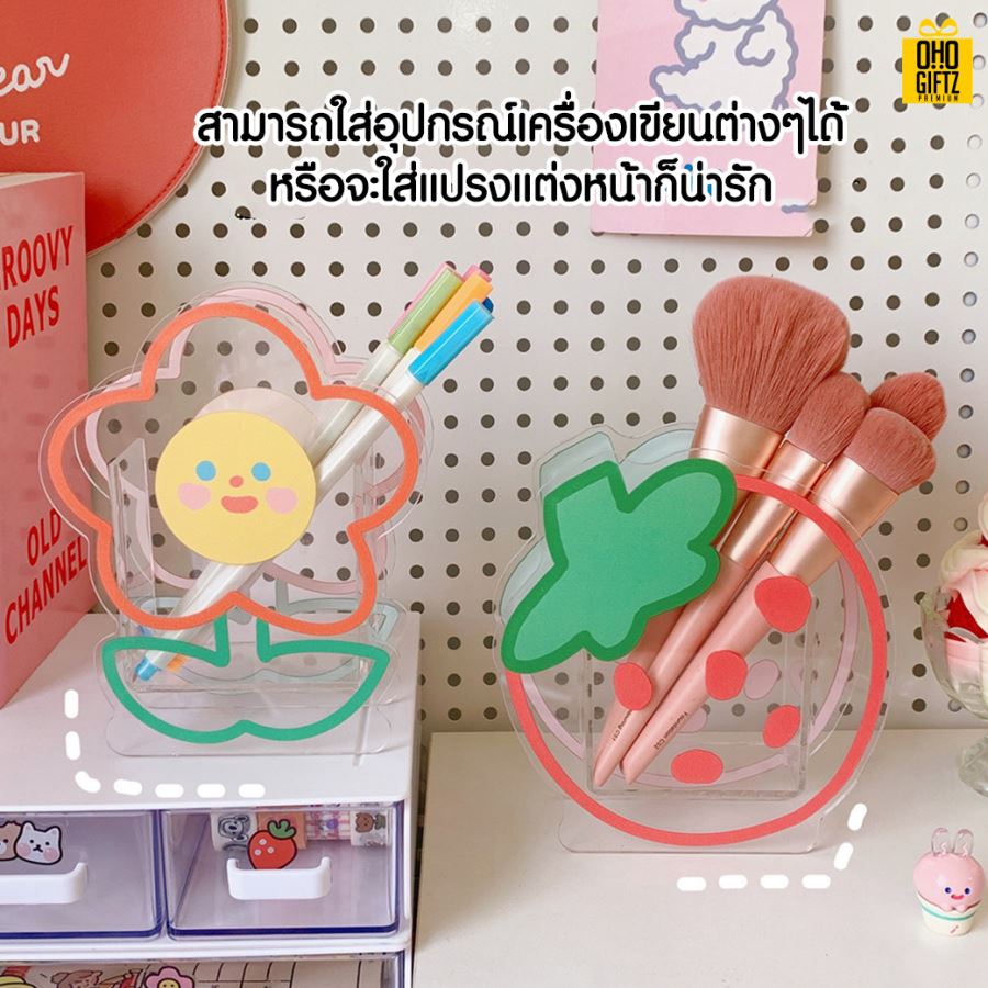 กล่องอะคริลิคลายการ์ตูน สกรีนโลโก้ ทำเป็นของพรีเมี่ยม ของชำร่วย