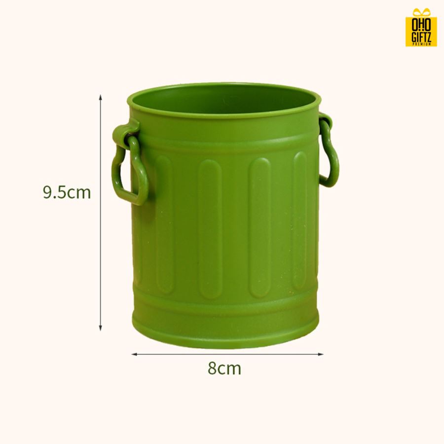 ถังพลาสติกใส่ปากกา สกรีนโลโก้ ทำเป็นของพรีเมี่ยม ของชำร่วย