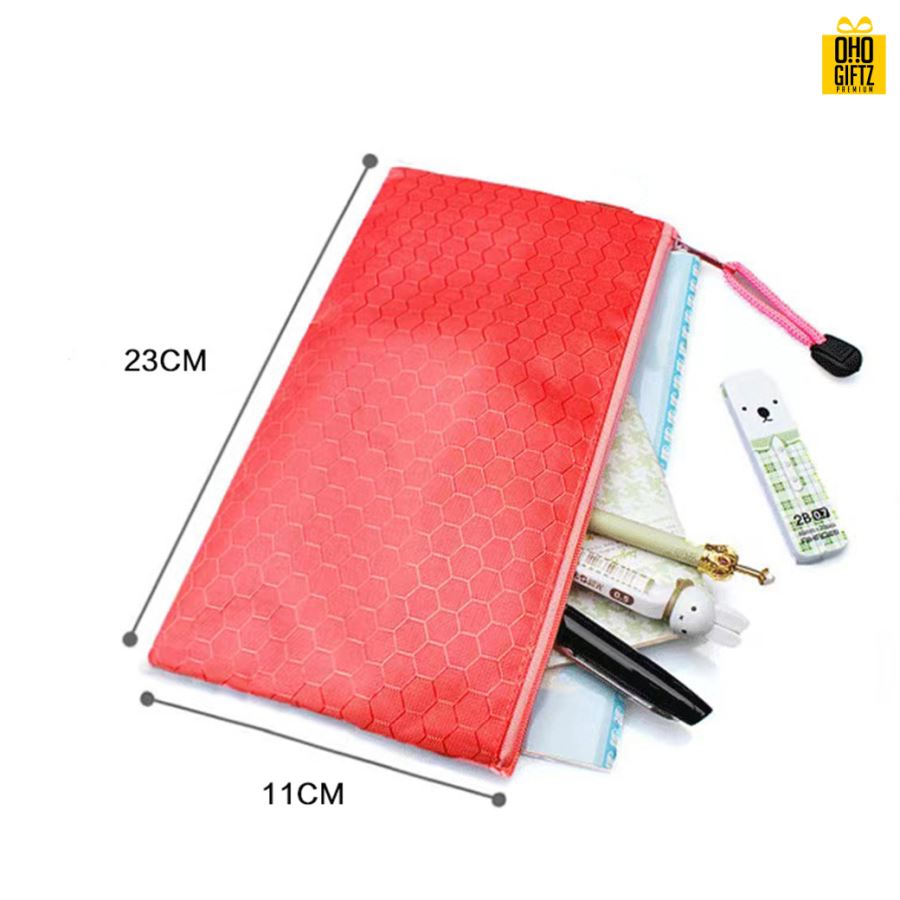 กระเป๋าใส่เครื่องเขียน สกรีนโลโก้  ทำเป็นของพรีเมี่ยม