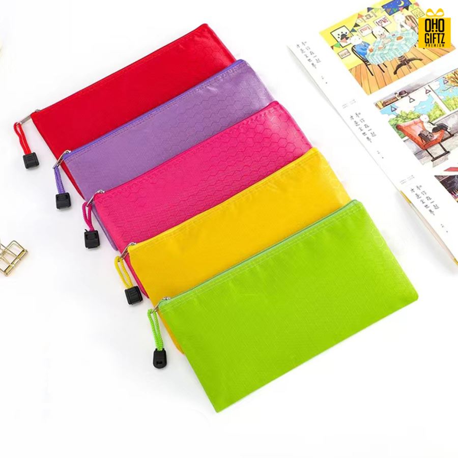 กระเป๋าใส่เครื่องเขียน สกรีนโลโก้  ทำเป็นของพรีเมี่ยม