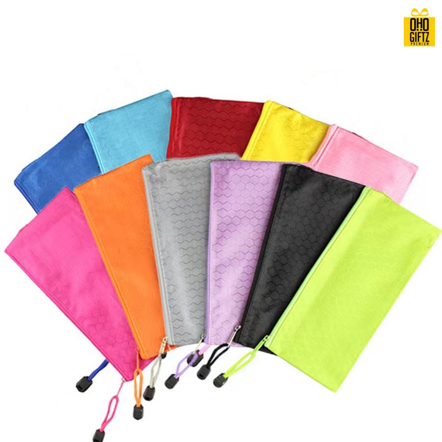 กระเป๋าใส่เครื่องเขียน สกรีนโลโก้  ทำเป็นของพรีเมี่ยม