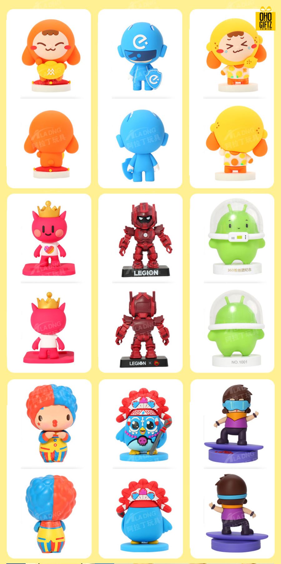 ตุ๊กตา Art Toy รับผลิตทุกแบบตามที่ต้องการ สกรีนโลโก้ ทำเป็นของพรีเมี่ยมได้