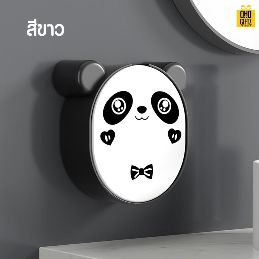 กล่องเก็บสบู่หมีแพนด้า สกรีนโลโก้ ทำเป็นของพรีเมี่ยมได้