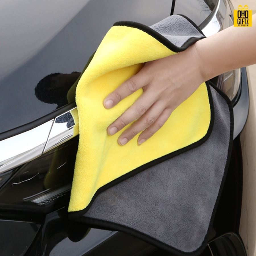 ผ้าเช็ดรถไมโครไฟเบอร์ สกรีนโลโก้ ทำเป็นของพรีเมี่ยม ของชำร่วยได้