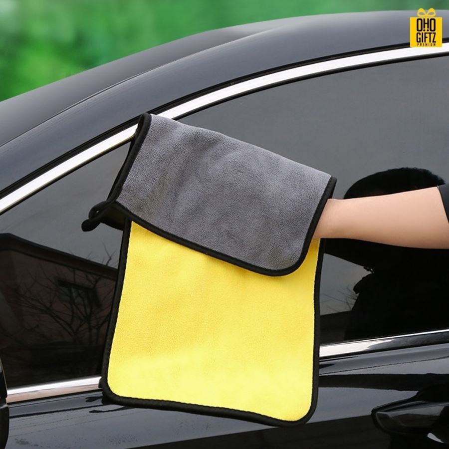 ผ้าเช็ดรถไมโครไฟเบอร์ สกรีนโลโก้ ทำเป็นของพรีเมี่ยม ของชำร่วยได้