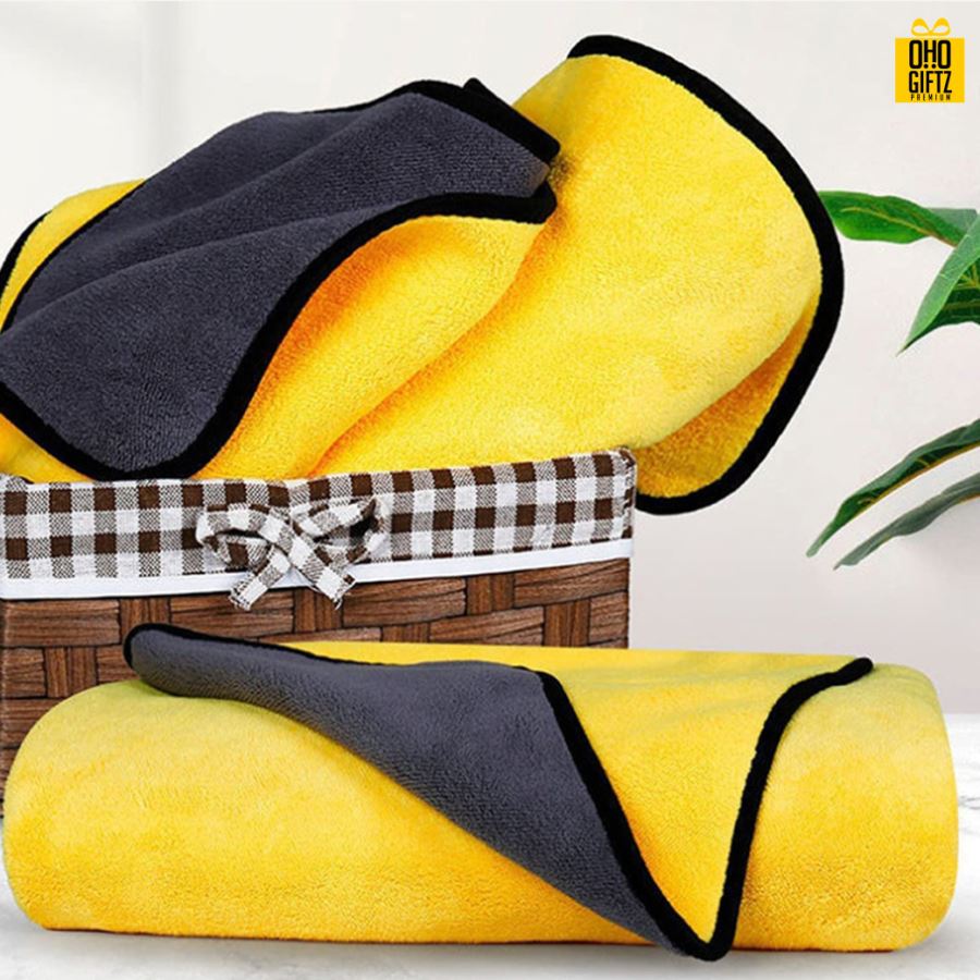 ผ้าขนหนูสำหรับสัตว์เลี้ยง สกรีนโลโก้ ทำเป็นของพรีเมี่ยม