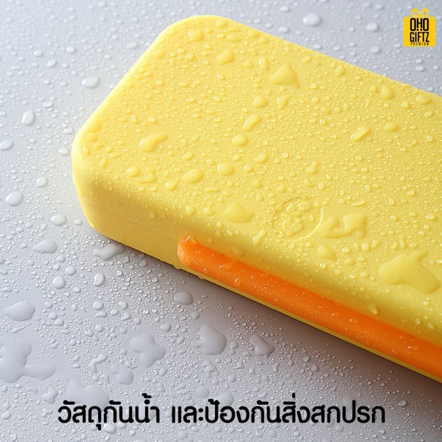 กล่องใส่เครื่องเขียนสองชั้น สกรีนโลโก้ ทำเป็นของพรีเมี่ยม ของชำร่วย