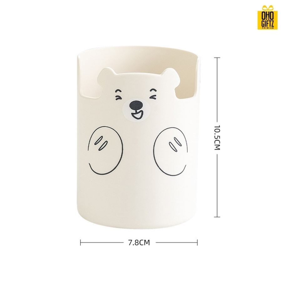 ที่ใส่ของอเนกประสงค์ลายหมี กรีนโลโก้ ทำเป็นของพรีเมี่ยม 