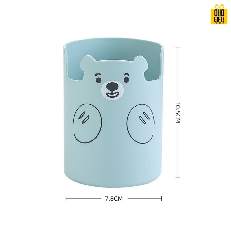 ที่ใส่ของอเนกประสงค์ลายหมี กรีนโลโก้ ทำเป็นของพรีเมี่ยม 