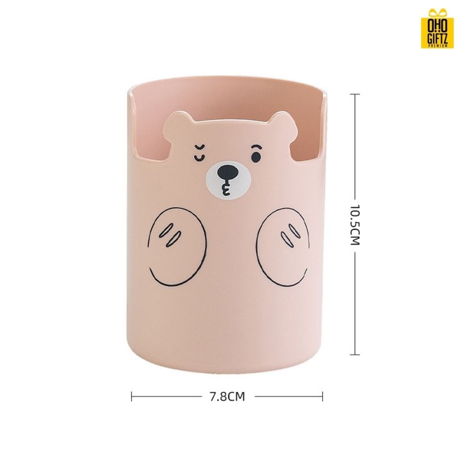 ที่ใส่ของอเนกประสงค์ลายหมี กรีนโลโก้ ทำเป็นของพรีเมี่ยม 