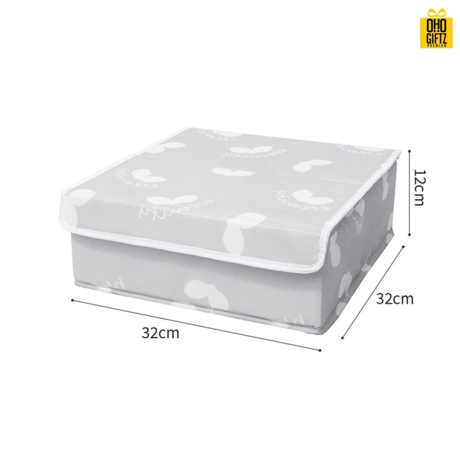 กล่องผ้าเก็บชุดชั้นใน สกรีนโลโก้ ทำเป็นของพรีเมี่ยม ของชำร่วยได้