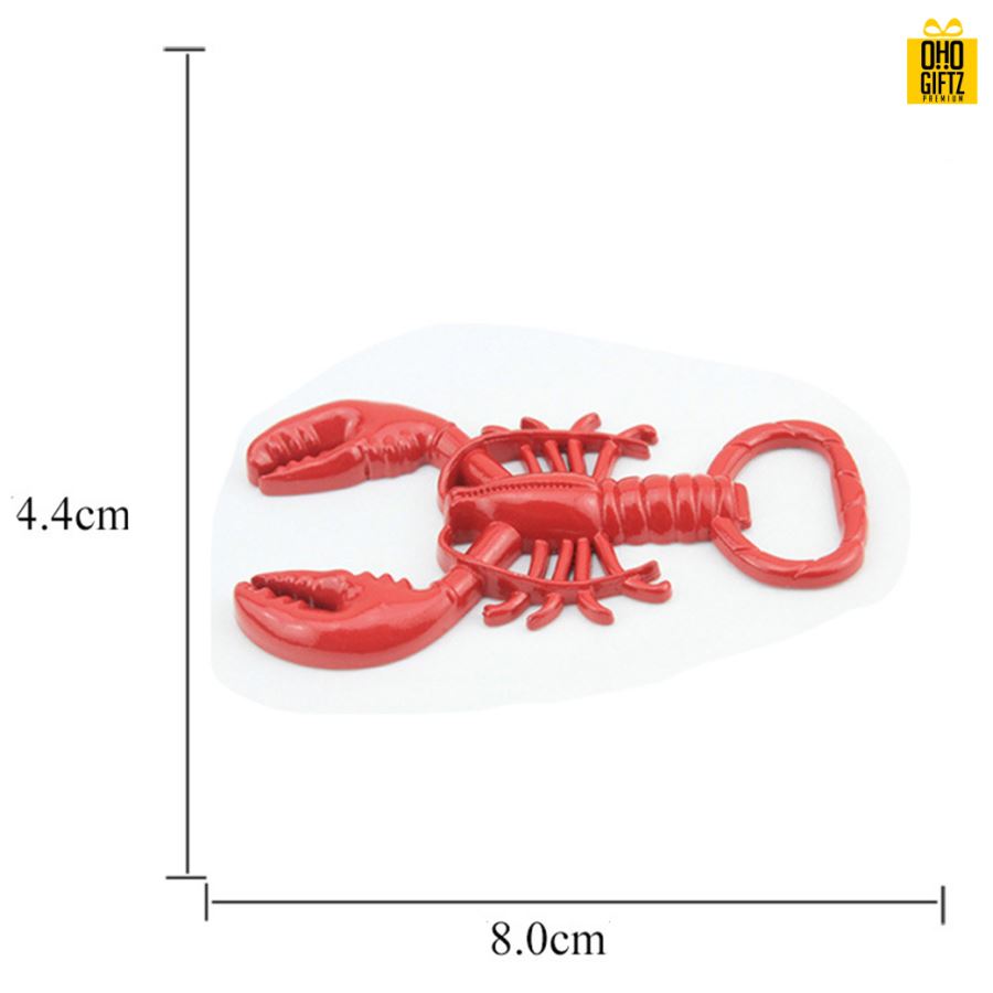 ที่เปิดขวดทรงกุ้ง สกรีนโลโก้ ทำเป็นของพรีเมี่ยม ของชำร่วยได้