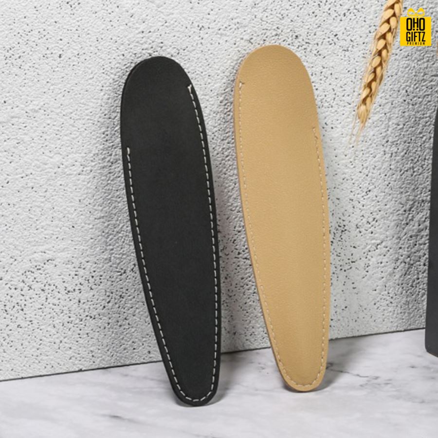 ซองหนังใส่ปากกา สกรีนโลโก้ ทำเป็นของพรีเมี่ยม ของชำร่วย