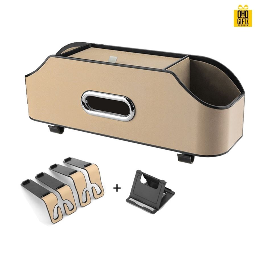 กล่องเก็บของบนรถอเนกประสงค์ สกรีนโลโก้ ทำเป็นของพรีเมี่ยมได้