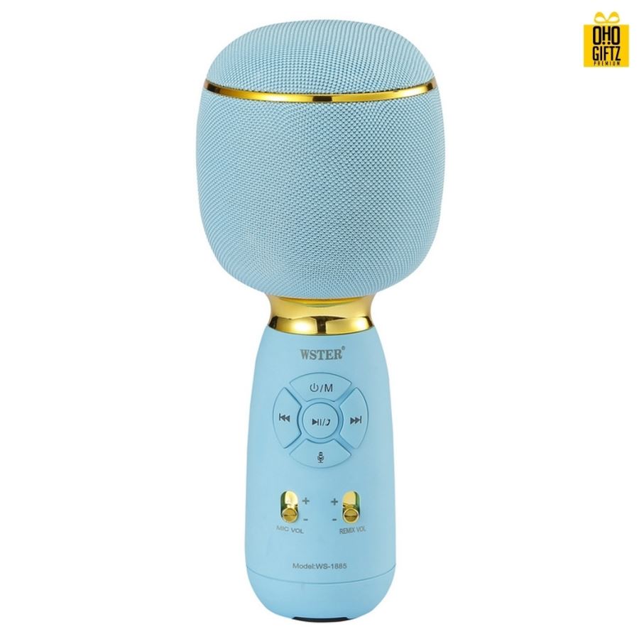 ไมโครโฟนบลูทูธไร้สาย สกรีนโลโก้ สกรีนชื่อร้าน ทำเป็นของพรีเมี่ยมได้