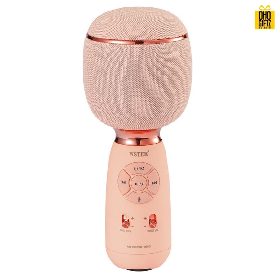 ไมโครโฟนบลูทูธไร้สาย สกรีนโลโก้ สกรีนชื่อร้าน ทำเป็นของพรีเมี่ยมได้