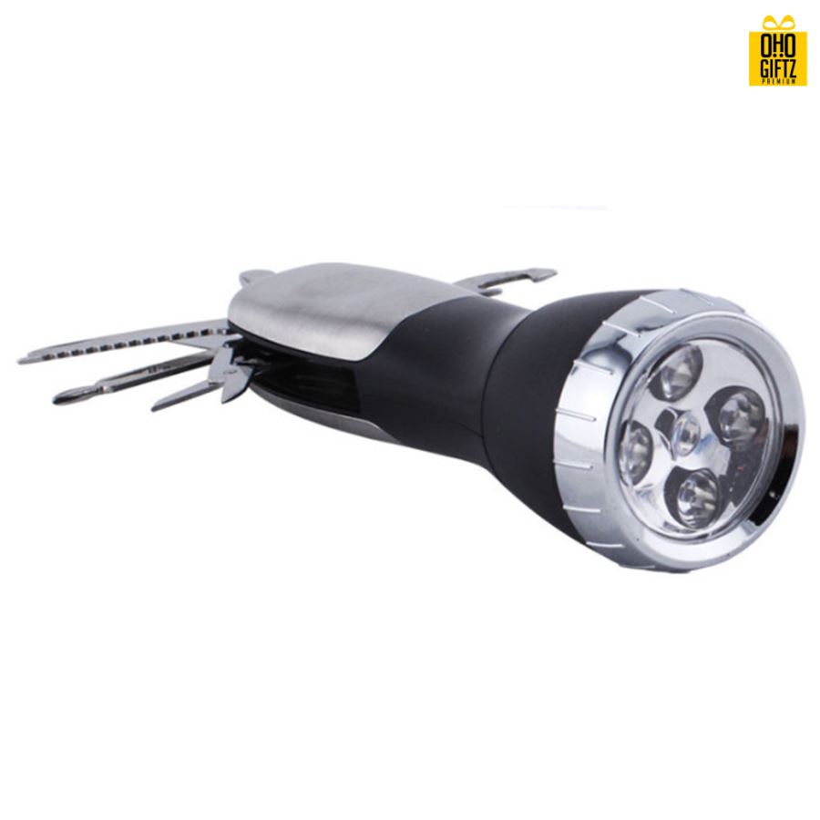 ไฟฉายพร้อมเครื่องมือ สกรีนชื่อ สกรีนโลโก้ ทำเป็นของพรีเมี่ยมได้