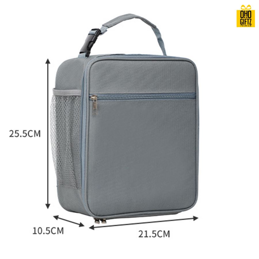 กระเป๋ากล่องข้าวเก็บอุณหภูมิ สกรีนโลโก้  ทำเป็นของพรีเมี่ยม