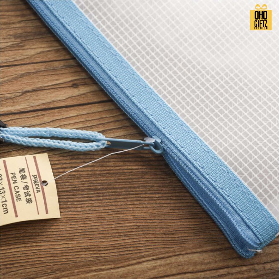 กระเป๋าใส่เครื่องเขียนมีซิป A6 สกรีนโลโก้ ทำเป็นของพรีเมี่ยม