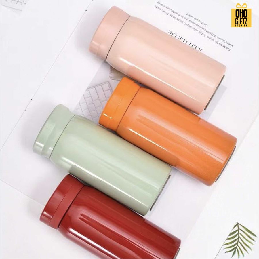 ขวดสแตนเลส สกรีนโลโก้ ทำเป็นของพรีเมี่ยมได้