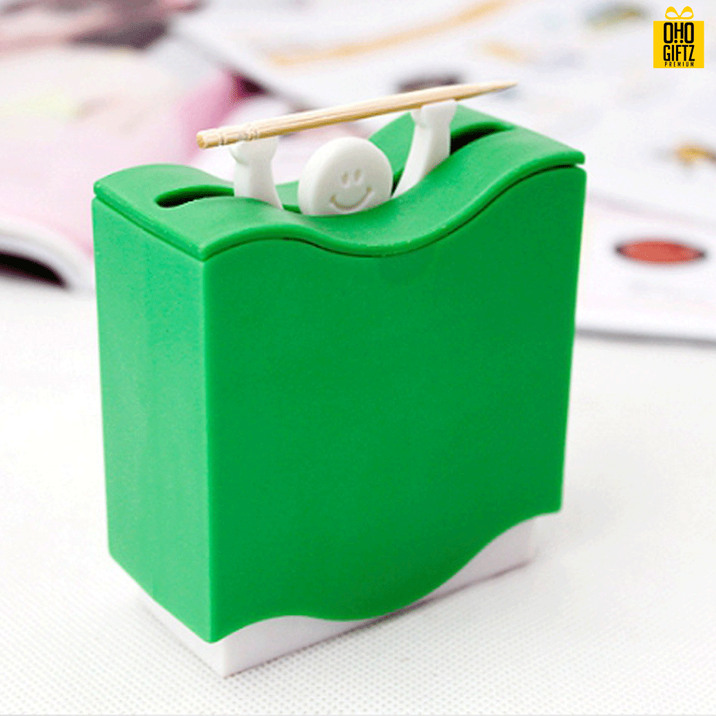 กล่องใส่ไม้จิ้มฟัน สามารถสกรีนโลโก้ ทำเป็นของพรีเมี่ยม