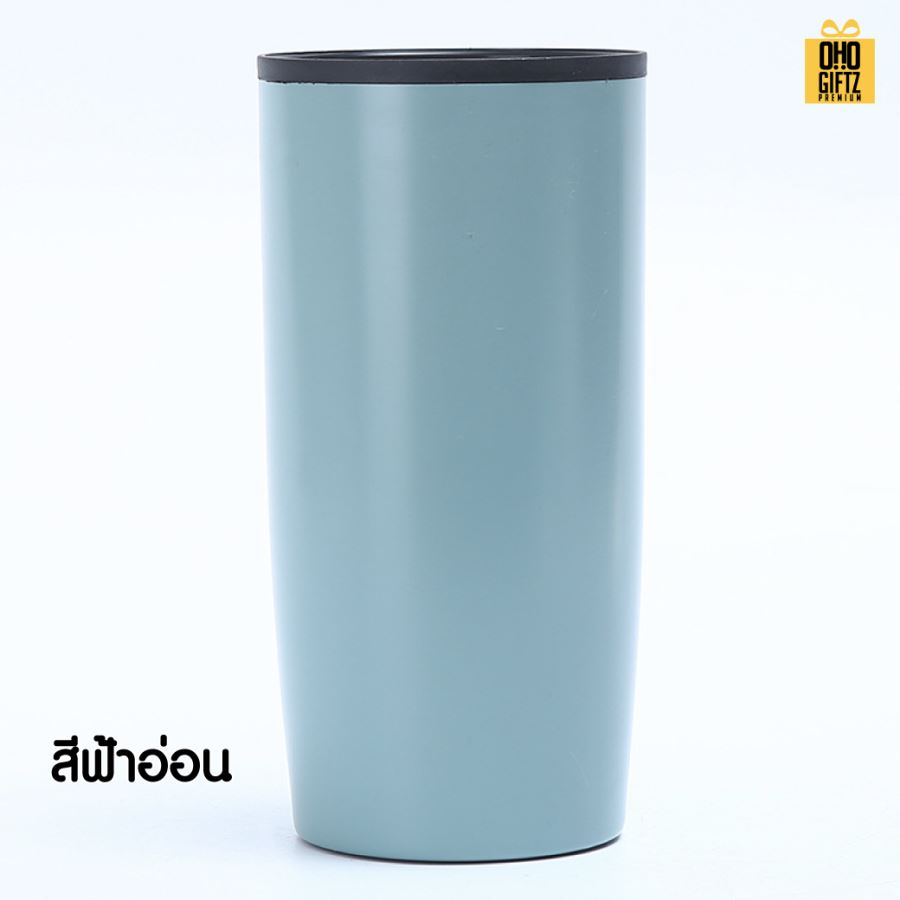 แก้วน้ำสองชั้นขนาด20Oz ด้านนอกสแตนเลส201 ด้านในพลาสติก สกรีนโลโก้  ทำเป็นของพรีเมี่ยมได้