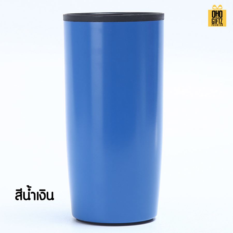 แก้วน้ำสองชั้นขนาด20Oz ด้านนอกสแตนเลส201 ด้านในพลาสติก สกรีนโลโก้  ทำเป็นของพรีเมี่ยมได้